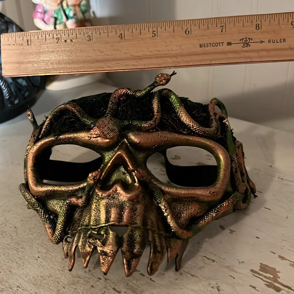 Handmade Medusa snake mask Halloween cosplay